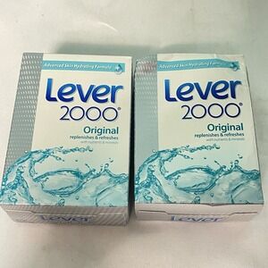 Lot of 2 Lever 2000 Fresh Original Bar Soap Individuals 4.5 oz Sealed‎